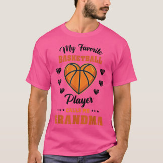 Camiseta Mi jugador favorito de baloncesto me llama abuela
