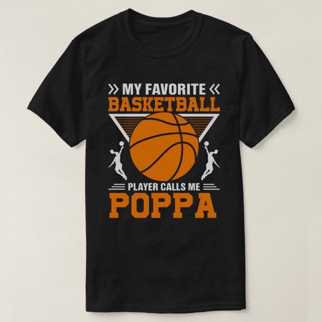 Camiseta Mi jugador favorito de baloncesto me llama Básques (Diseño del anverso)