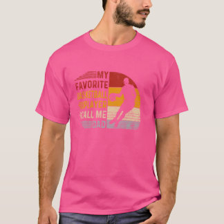 Camiseta Mi jugador favorito de baloncesto me llama Dad Tee