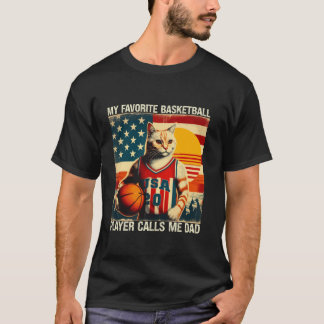 Camiseta Mi jugador favorito de baloncesto me llama gato go