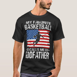 Camiseta Mi jugador favorito de baloncesto me llama GODFATH