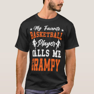 Camiseta Mi jugador favorito de baloncesto me llama GRAMPY