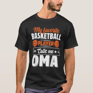 Camiseta Mi jugador favorito de baloncesto me llama madre d