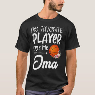 Camiseta Mi jugador favorito de baloncesto me llama mamá