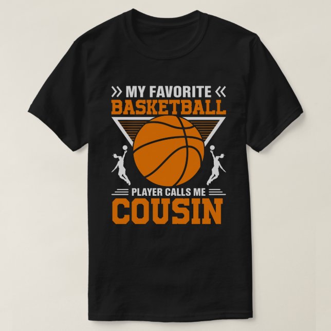 Camiseta Mi jugador favorito de baloncesto me llama máscara (Diseño del anverso)