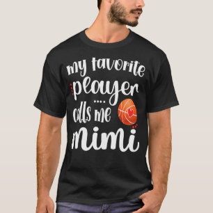 Camiseta Mi jugador favorito de baloncesto me llama mi abue
