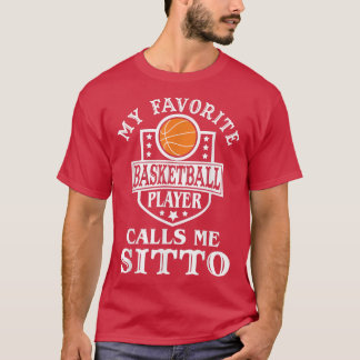 Camiseta Mi jugador favorito de baloncesto me llama Sitto