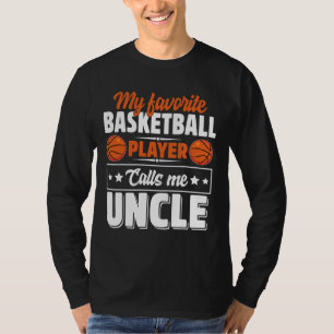 Camiseta Mi jugador favorito de baloncesto me llama tío Cut