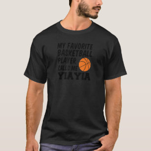 Camiseta Mi jugador favorito de baloncesto me llama YiaYia