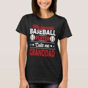 Camiseta Mi jugador favorito de béisbol me llama base de GR