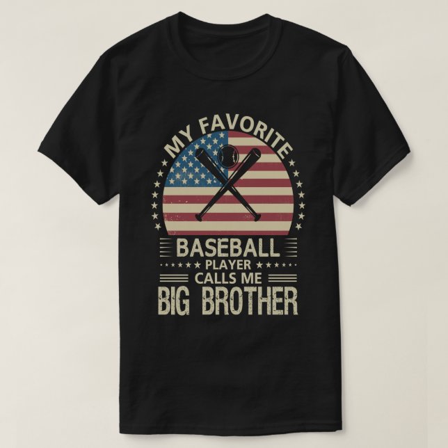 Camiseta Mi jugador favorito de béisbol me llama GRAN HERMA (Diseño del anverso)