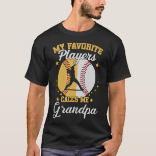 Camiseta Mi Jugador Favorito de Béisbol Sóftbol Me Llama Ab