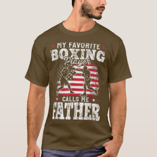 Camiseta Mi jugador favorito de boing me llama padre padres