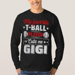 Camiseta Mi jugador favorito de bolas de té me llama D de m