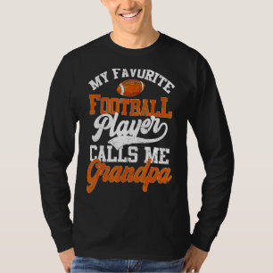 Camiseta Mi jugador favorito de fútbol me llama abuelo