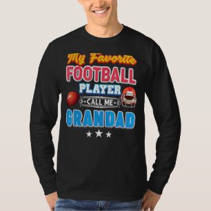 Camiseta Mi jugador favorito de fútbol me llama abuelo Fath