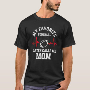 Camiseta Mi jugador favorito de fútbol me llama mamá, mario