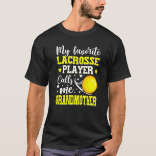 Camiseta Mi jugador favorito de Lacrosse me llama abuela M