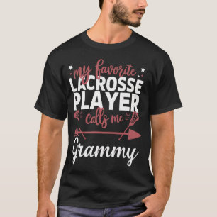 Camiseta Mi jugador favorito de lacrosse me llama Grammy