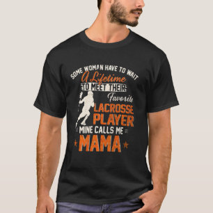 Camiseta Mi jugador favorito de Lacrosse me llama Mama Funn