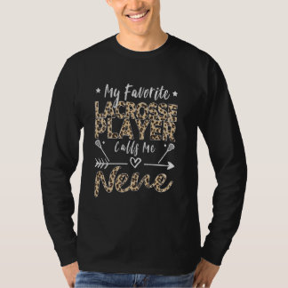 Camiseta Mi jugador favorito de Lacrosse me llama Nene Lacr