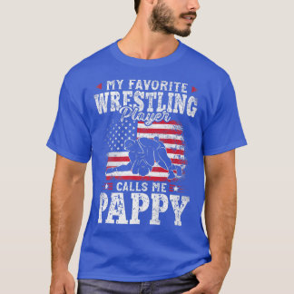 Camiseta Mi jugador favorito de lucha libre me llama padre 