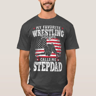 Camiseta Mi jugador favorito de lucha libre me llama Stepda