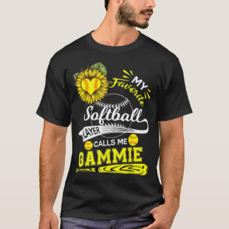 Camiseta Mi jugador favorito de Softball me llama Gammie Su