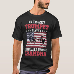 Camiseta Mi jugador favorito de Trump me llama abuela USA F
