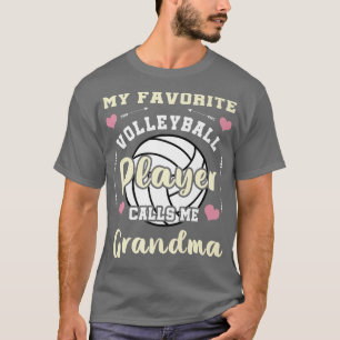 Camiseta Mi jugador favorito de voleibol me llama abuela an