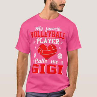 Camiseta Mi jugador favorito de voleibol me llama madre Gig