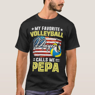 Camiseta Mi jugador favorito de voleibol me llama Pepa Amer
