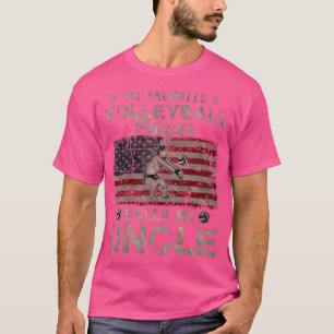Camiseta Mi jugador favorito de voleibol me llama Uncle Usa