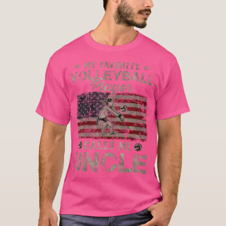 Camiseta Mi jugador favorito de voleibol me llama Uncle Usa
