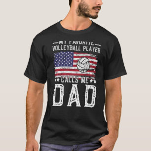 Camiseta Mi jugador favorito de voleibol me llama voleibol 