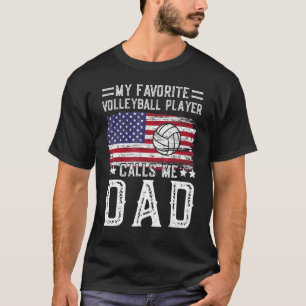 Camiseta Mi jugador favorito de voleibol me llama voleibol