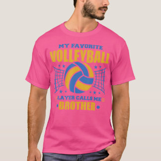 Camiseta Mi jugador favorito de voleibol me llama voleibol