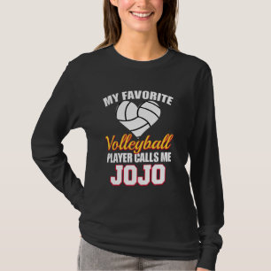 Camiseta Mi jugador favorito de voleibol me llama Voley Joj