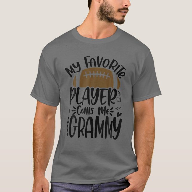 Camiseta Mi jugador favorito me llama aficionados al fútbol (Anverso)