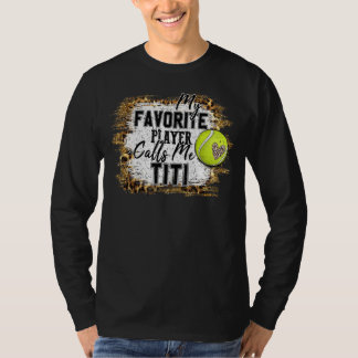 Camiseta Mi jugador favorito me llama D de madre de tenis t