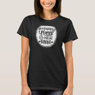 Camiseta Mi jugador favorito me llama juego de voleibol Non