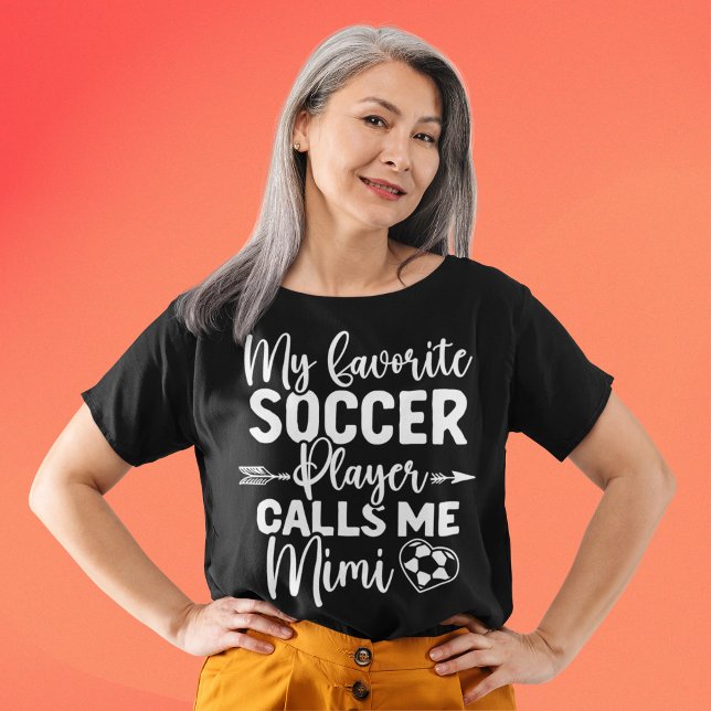 Camiseta Mi jugador favorito me llama Mimi Abuela  (Subido por el creador)