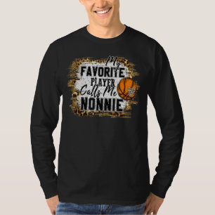 Camiseta Mi jugador favorito me llama Nonnie Basketball Mot
