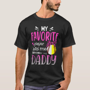 Camiseta Mi jugador favorito me llama "Papi Béisbol"