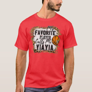 Camiseta Mi jugador favorito me llama polilla de baloncesto