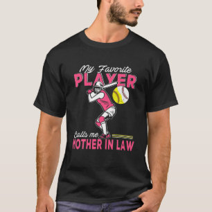 Camiseta Mi jugador favorito me llama suegra de suegra