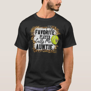 Camiseta Mi jugador favorito me llama tía Tenis de madre