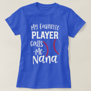Camiseta Mi jugador preferido me llama regalo del béisbol