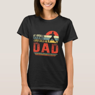 Camiseta Mi Karate Favorito Me Llama Papá Día del Padre Hom