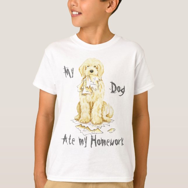 Camiseta Mi Komondor comió mi casa (Anverso)